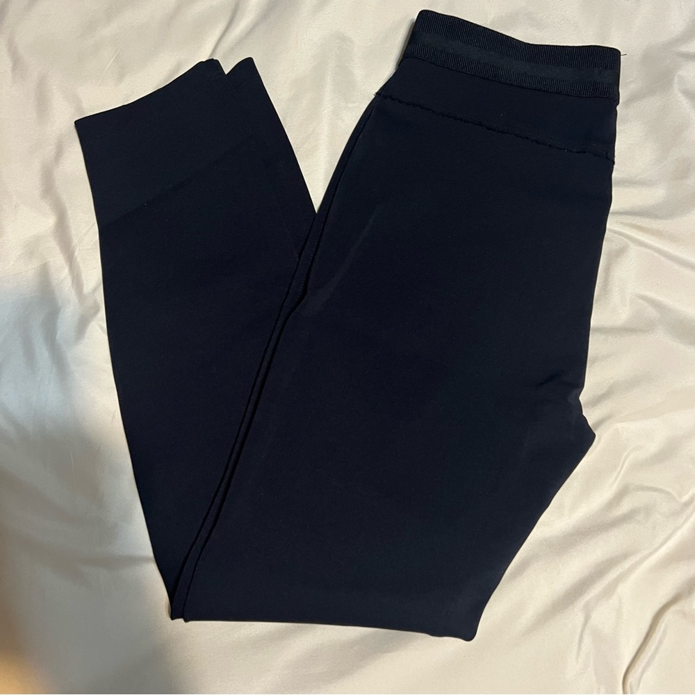 J Brand Midnight Black Leggings with Ribbon Waist Detail Size XS - Picture 6 of 11